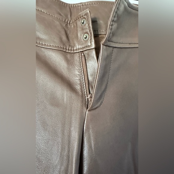 Gianfranco Ferre Studio Lambskin Pants Size 6 - Picture 3 of 8